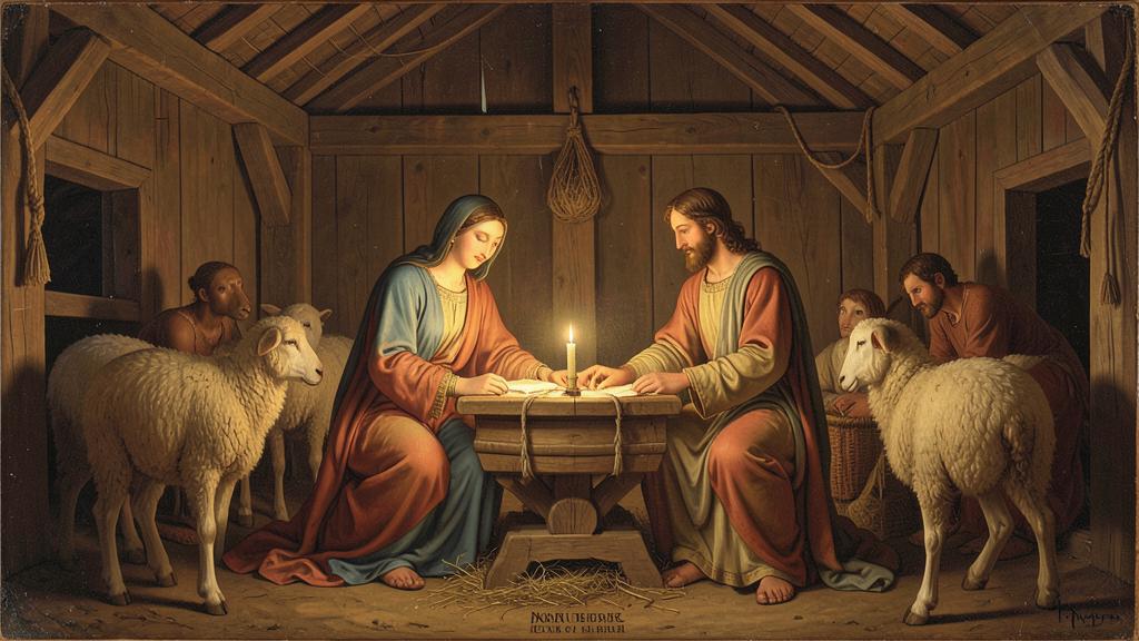 Ilustração: O Nascimento de Jesus