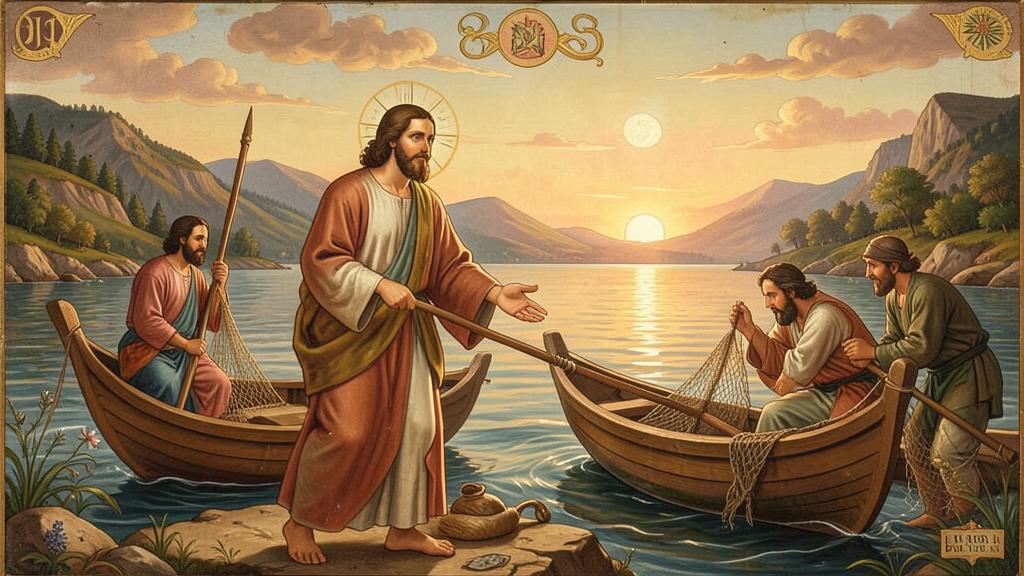 Ilustração: Jesus chama os discípulos